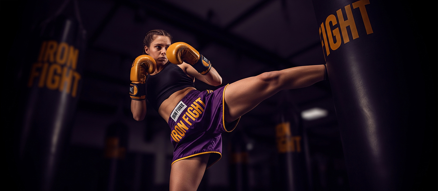 Frauen Kick Boxen im Iron Fight Gym Nürtingen